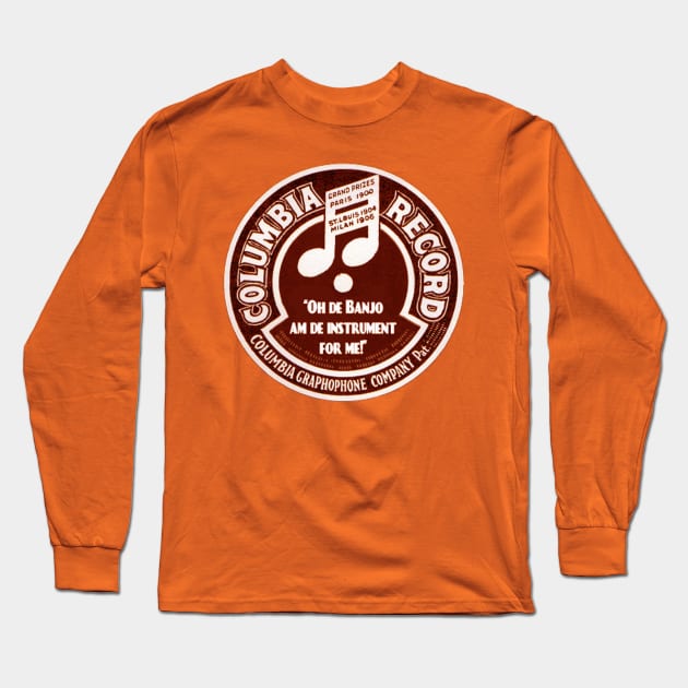 BANJO AM DE INSTRUMENT FOR ME Long Sleeve T-Shirt by Armadillo Hat